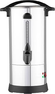 Daewoo Water Urn Boiler, 10 Litre Capacity Making Up To 40 Cups In One Use, Stainless Steel, Lockable Lid, External Water Gauge And Cool Touch Handles For Safety, Hot Water Urn 10L