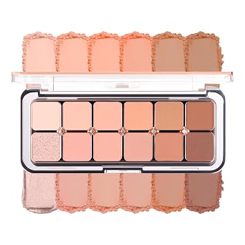 12 Colors Eyeshadow Palette, Long-Lasting and Highly Pigmented Eye Shadow Makeup for Women Girls, Naturing-Looking Soft Blendable Pink Powder Light Pink Eye Shadow Shades Make Up Pallet Gift Set #8