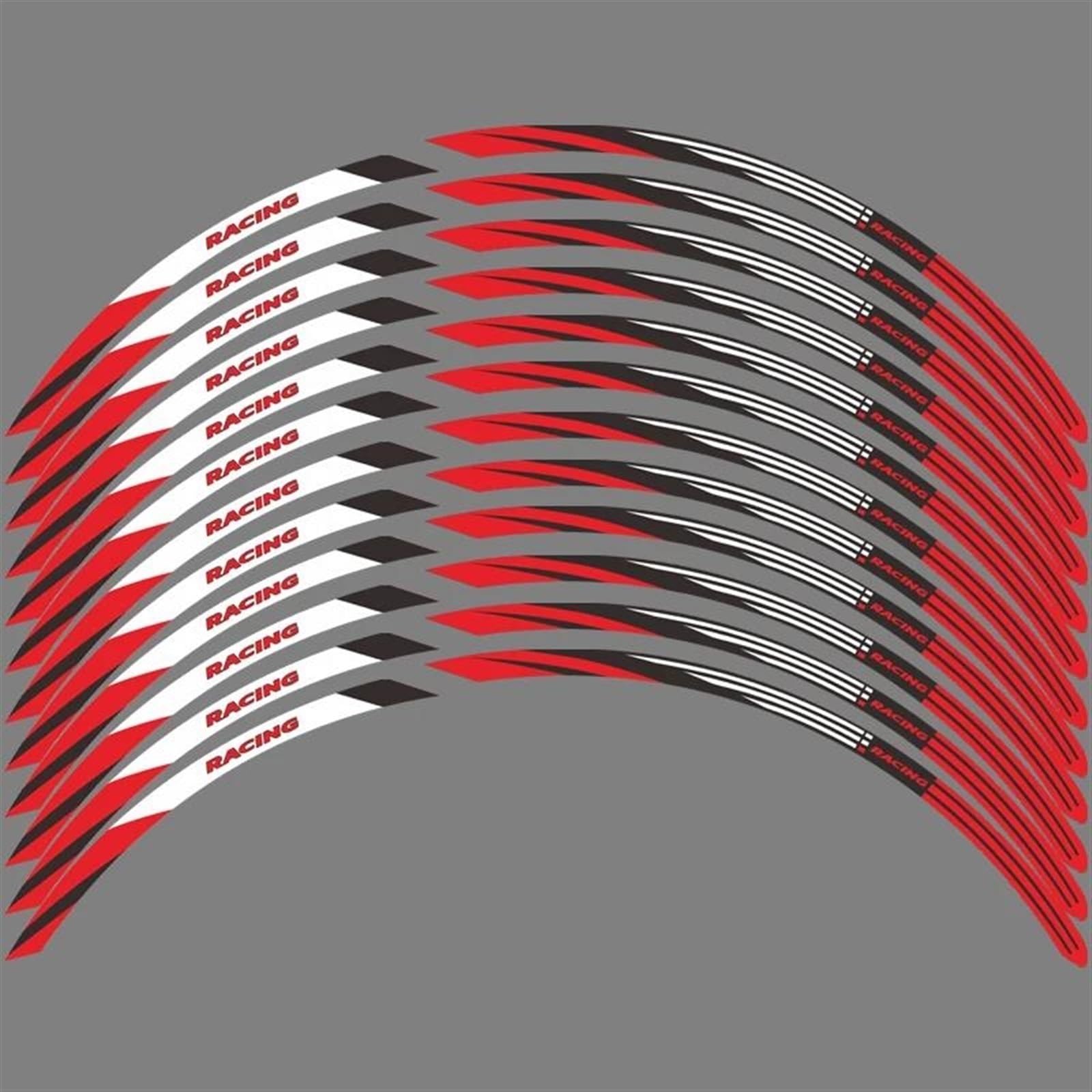 Hjkdsz Style 4 Motorcycle Stickers Reflective Wheel Decals Rims For Voge 650 Dsx Ds 525 Acx 650Ds 650Dsx 525Acx(Style 4)