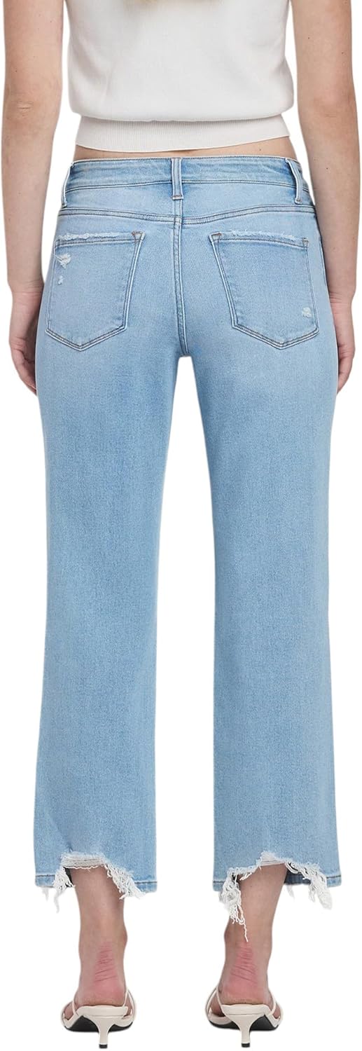 VERVET High Rise Regular Straight Jeans T6507