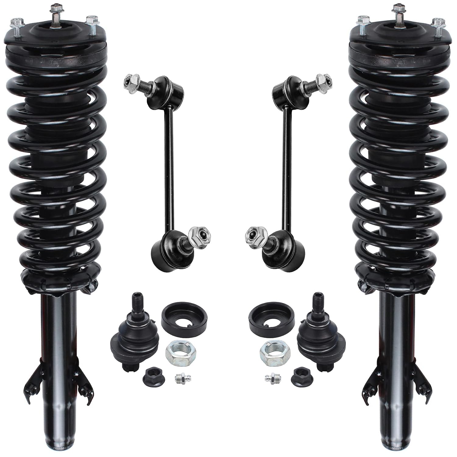 Detroit Axle - 3.0L Front Struts Suspension Kit for Ford 2006-2009 Fusion