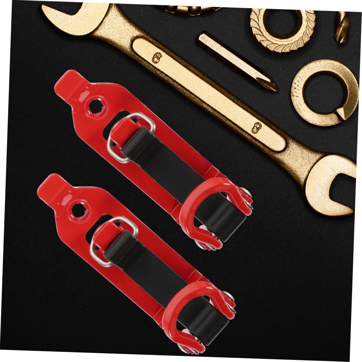 4pcs Shovel Mount Bracket for Roof Racks Clamp Holder for Trucks Boats and Automotive Tools Versatile and Sturdy Tool Support