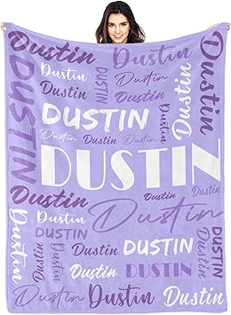 Personalized Blankets for Kids with Names Customized Blankets with Name for Adult Custom Blanket Gift for Birthday Christmas Valentines Day Gift