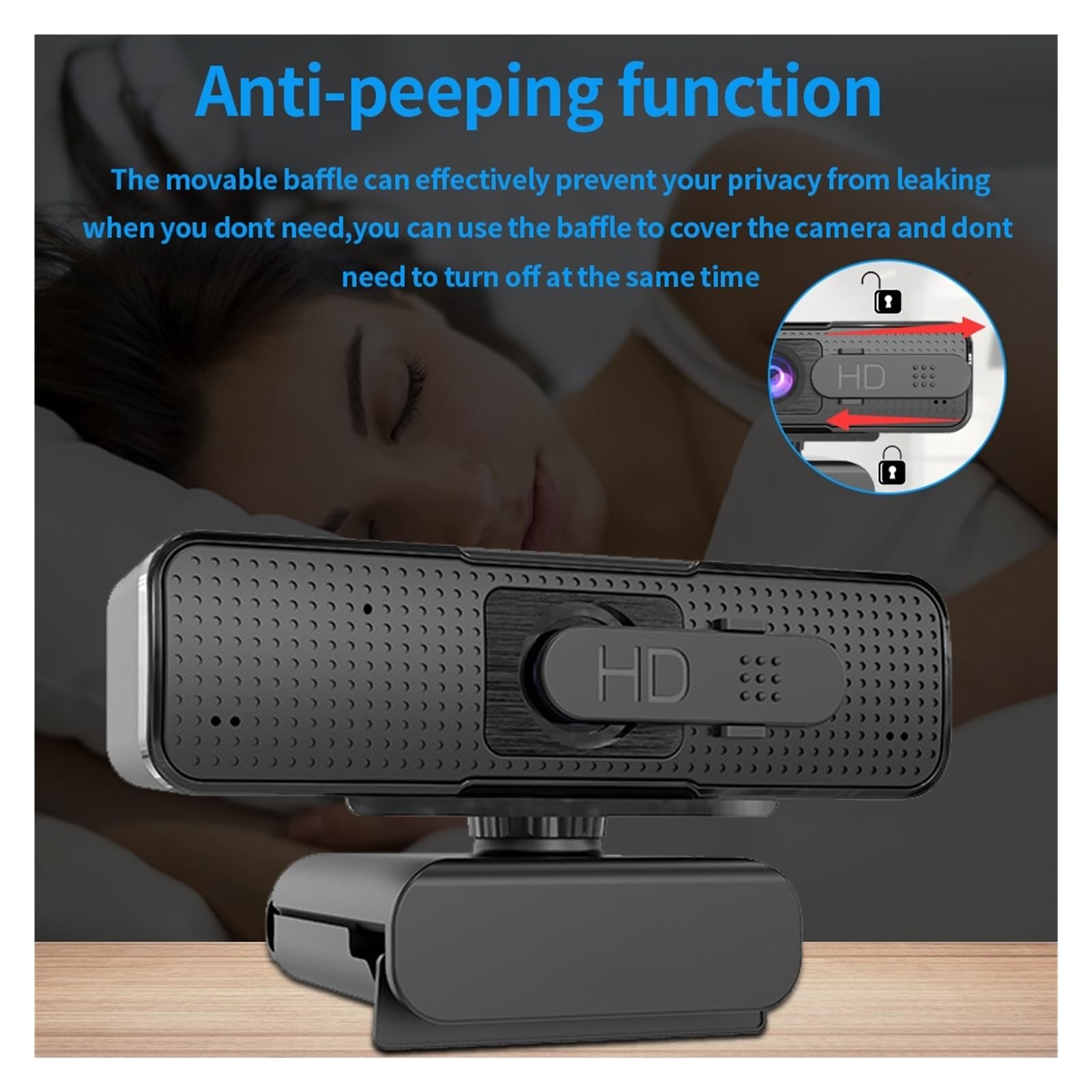 Kamera internetowa HD USB Kamera internetowa z autofokusem 1080p z mikrofonem Kamera AF z autofokusem do nauczania online na żywo w komputerze Praca biurowa