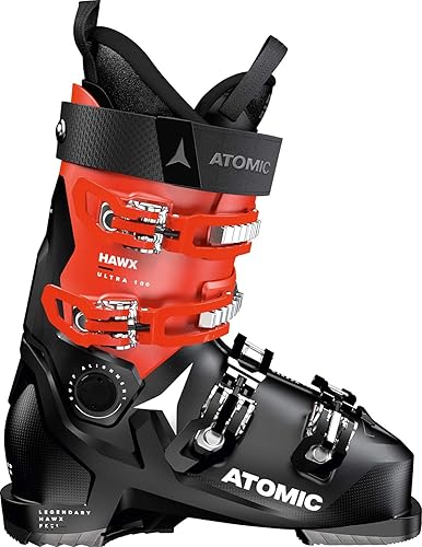 Atomic HAWX Ultra 100 - Botas de esquí para hombre, talla 1111.5 (2929.5), color negrorojo
