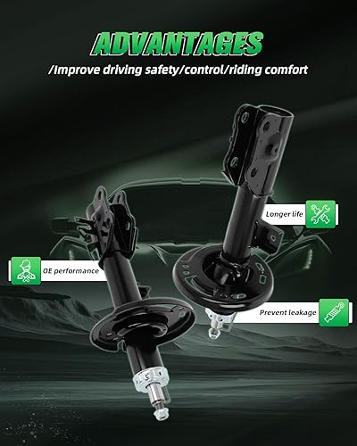 Miniatura 2 de SCITOO - Amortiguador delantero para Mazda se adapta a 2013-2016 para amortiguadores Mazda CX-5 339336 72978 339337 72979 amortiguadores - Juego de