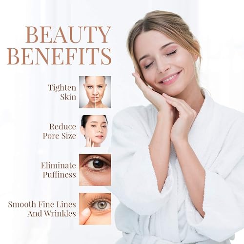 Miniatura 8 de Globos de hielo para tratamientos faciales rodillo de enfriamiento de acero irrompible varillas criogénicas para cara masajeador para rostro cuello