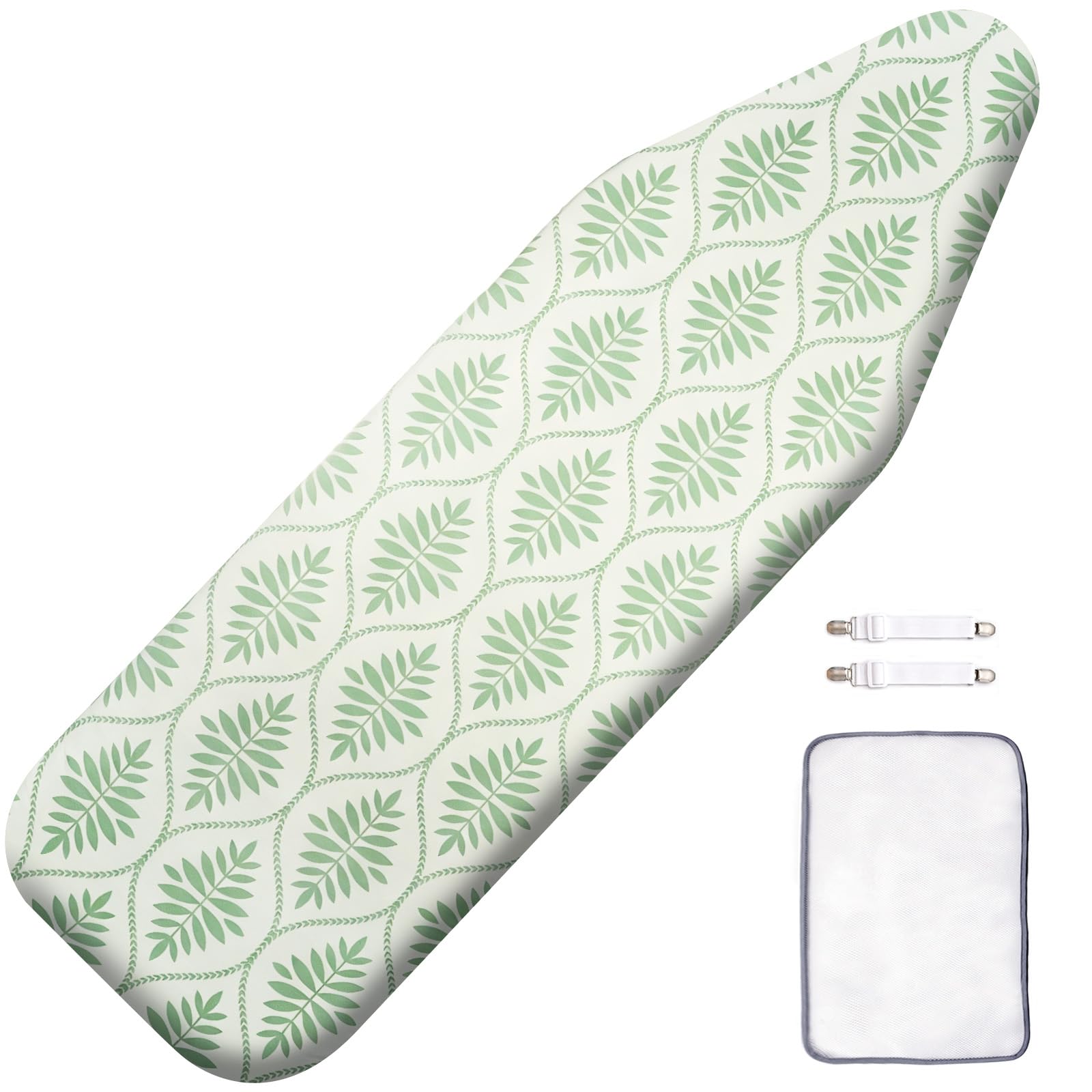 SheeChung Ironing Board Cover and Pad 15"x49",Scorch and Stain Resistant