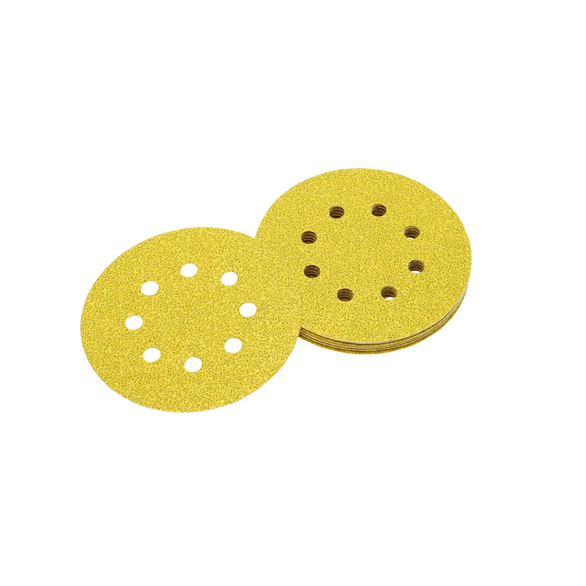 Dewalt DT3106-QZ DT3106-QZ-Discos para lijadoras rotorbitales de 125 mm, Colour, Size