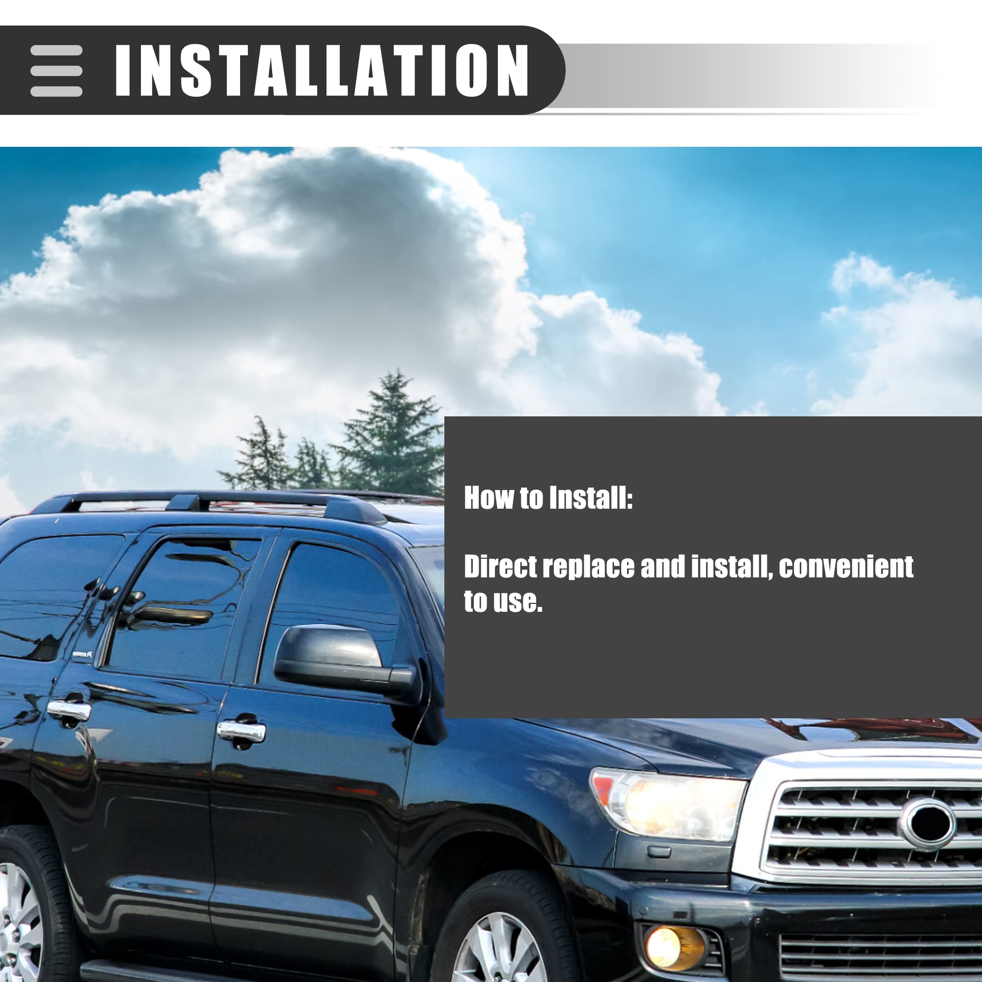 Amazon.com: Motoforti Below Headlight Extension Panel, for Toyota