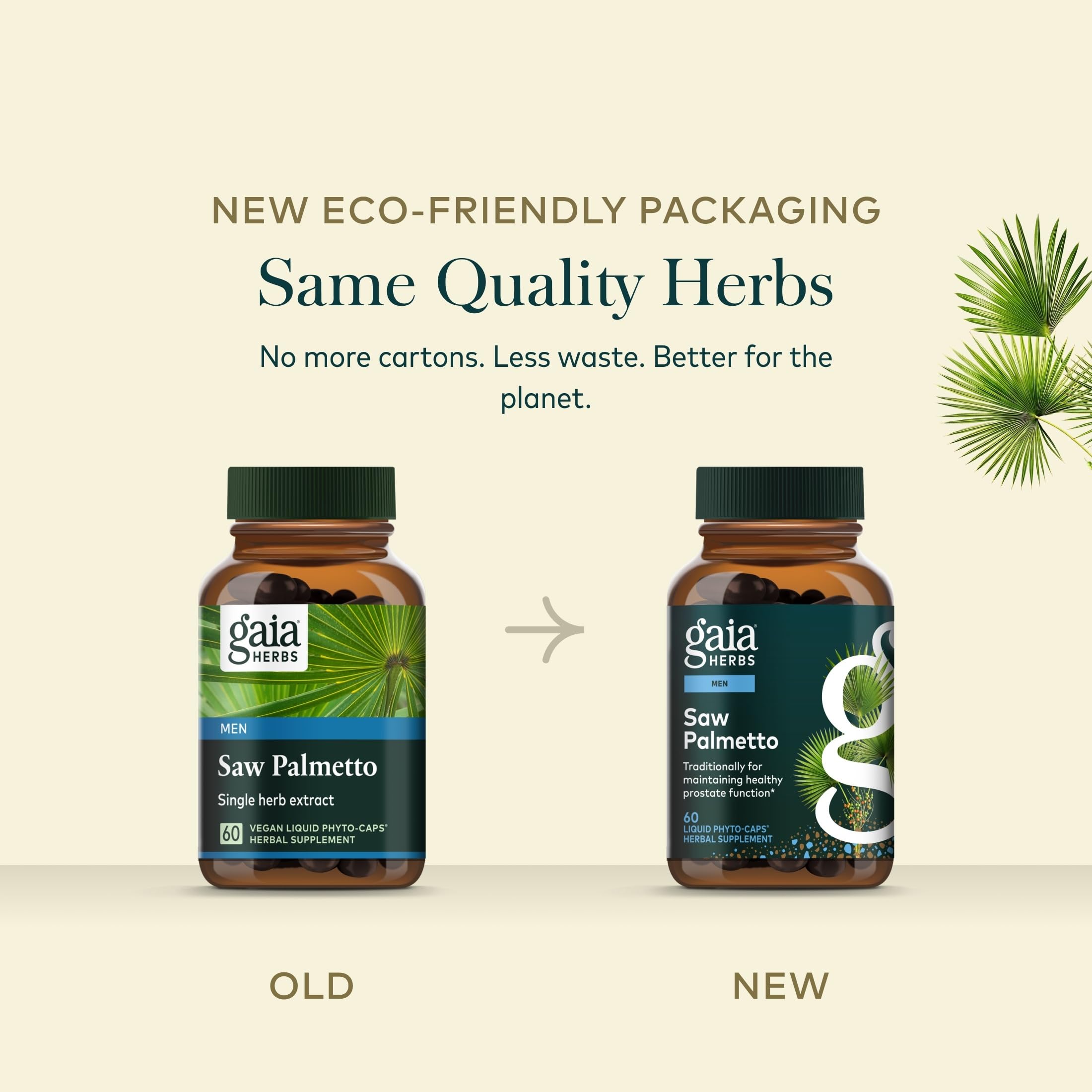 Gaia Herbs Saw Palmetto, 60 Vegan Capsules, 60 Servings — Amazon image 7