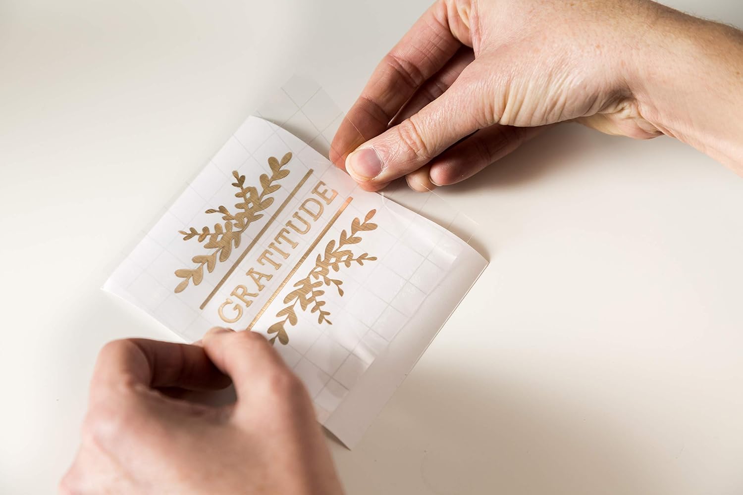 Cricut Premium Vinyl - Permanent, 12” x 48” Adhesive Decal Roll - Brushed Copper
