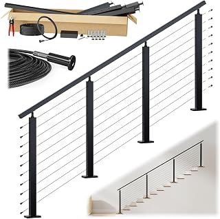 Muzata 8-12ft Pre-Crimped Railing Kit