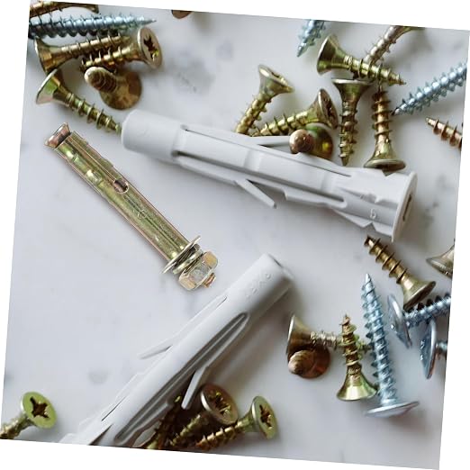 Uonlytech 20pcs Pernos de expansión multiuso de acero miniatura 6