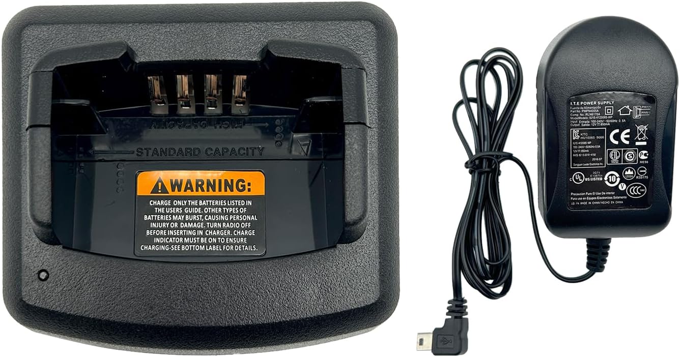 Aftermarket RDM2070D Two Way Radio for Walmart MURS VHF 7 Channels with RLN6175 Charger RLN6305 Battery
