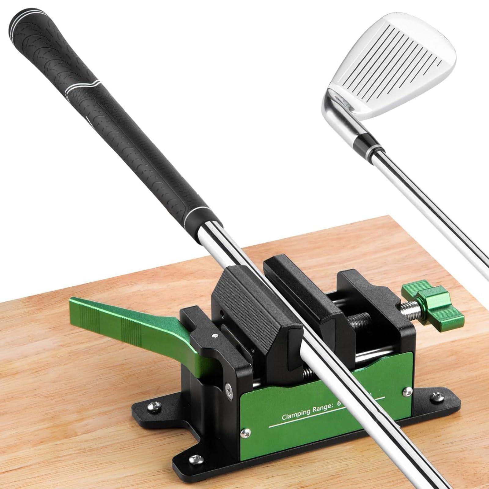 Kit de regripping de club de golf avec étau en aluminium 6-28 mm pour changement de grip