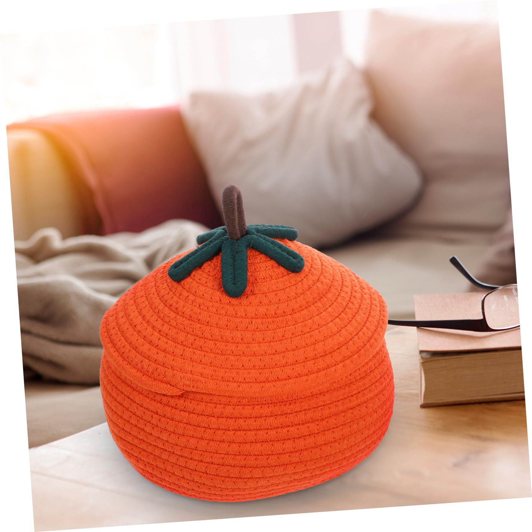 PRETYZOOM Cestini Grandi in Corda Di Cotone Intrecciata Da 2 Pezzi Per La Decorazione Della Casa Porta Snack Per La Casa
