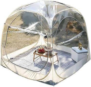 Transparent Tent Bubble Tent, Gazebo Garden Dome Bubble Tent, 360  Outdoor Transparent Tent, Camping Starry Sky Transparent Dome Garden Tent, Simple Tent for 3-6 People Looking at the Stars,