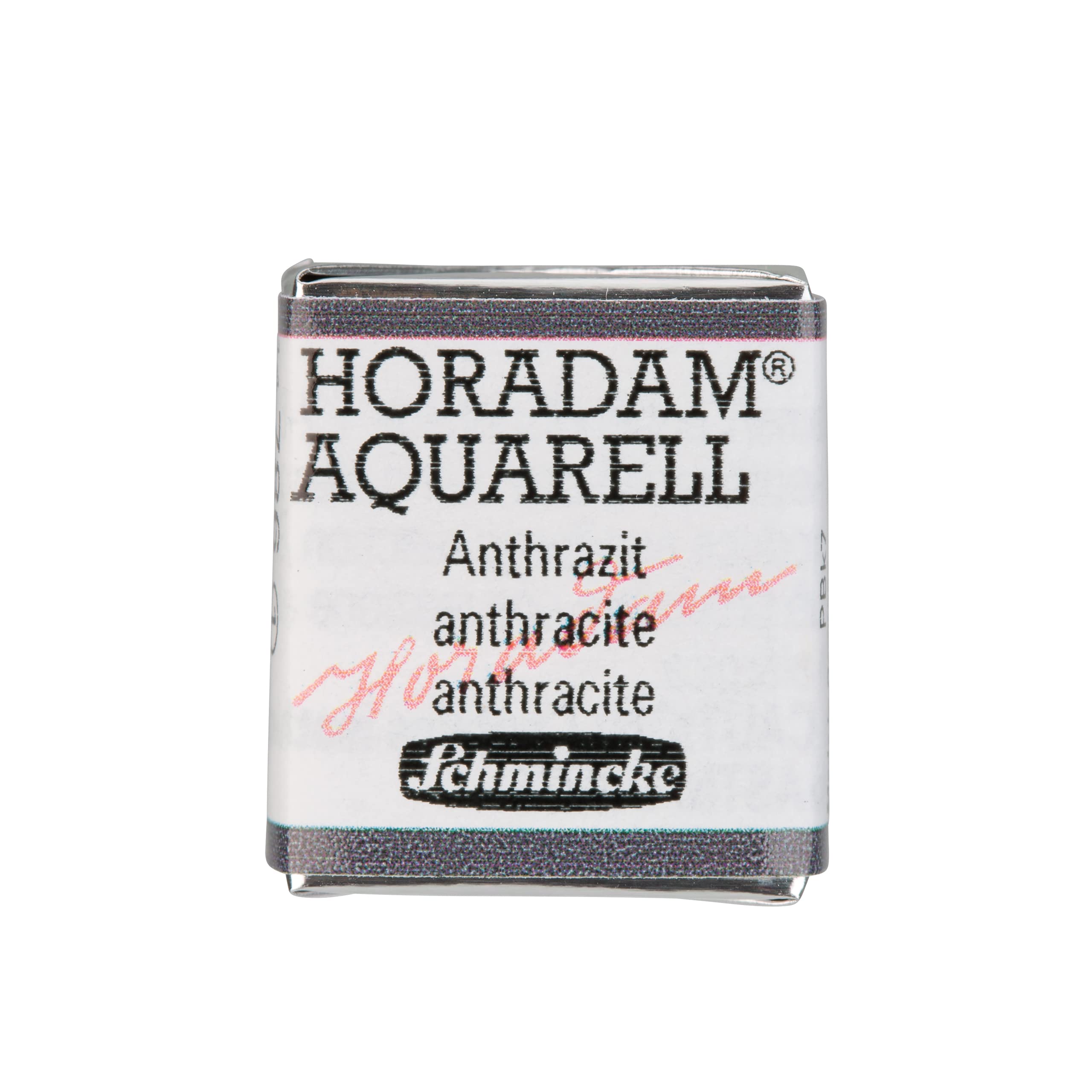 Schmincke - HORADAM® AQUARELL - finest artists' watercolours, 786 Anthracite, 14 786 044, 1/2 pan — image 1