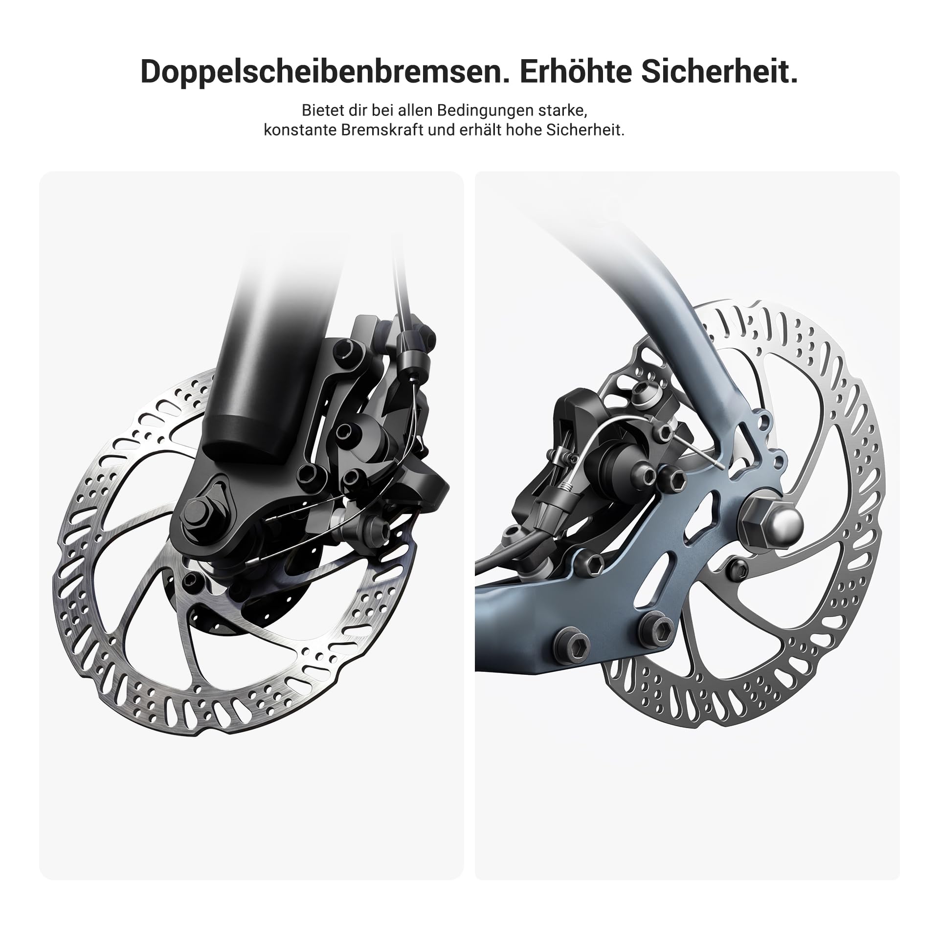 Eleglide E-Bike, T1 Elektrofahrrad 27.5'' Trekking E-Cityrad mit 13Ah Akku, 100KM Lang Range, 250W Motor, 7 Gäng E-Mountainbike für Damen und Herren, Doppelscheibenbremsen
