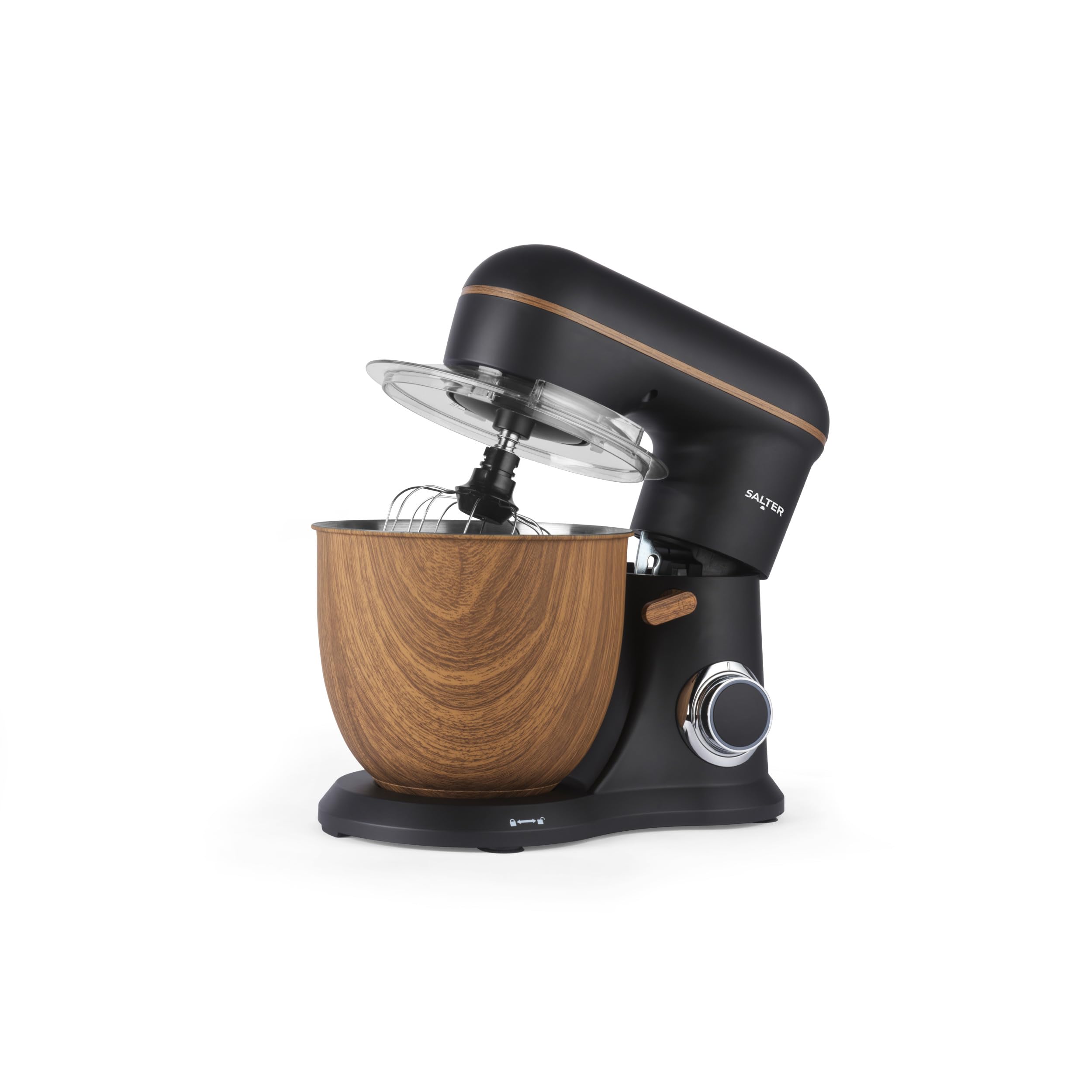 Salter Toronto Impastatrice planetaria, 1300 W, ciotola inox 5 L | 10 velocità, funzione pulse, testa inclinabile, movimento planetario, frusta piatta, gancio impasto, frusta a filo
