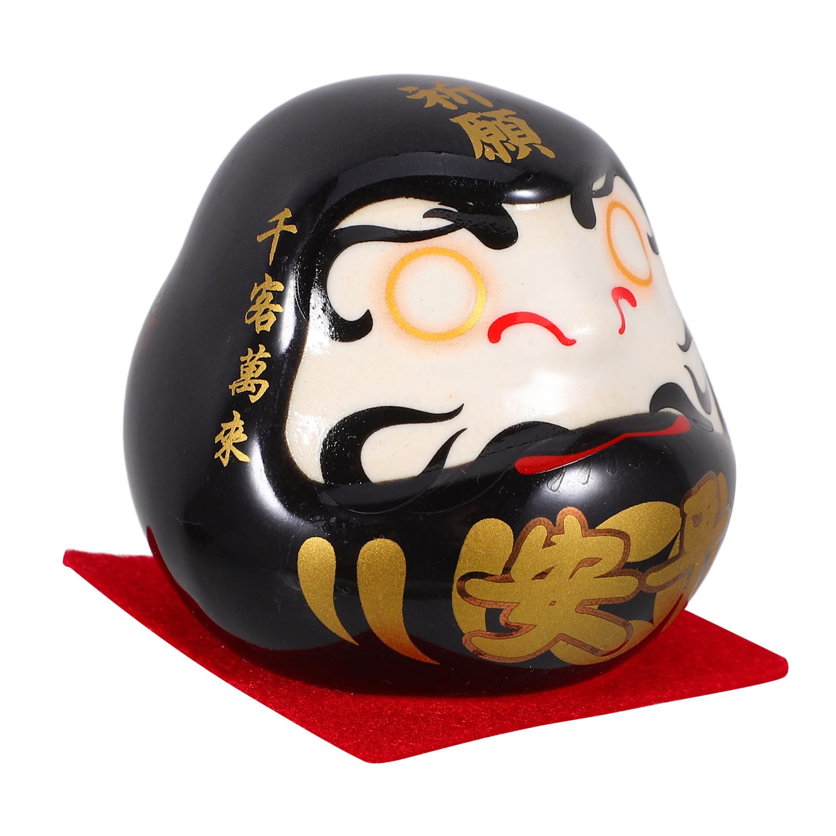 Adorno de cerámica Japonesa para decoración del Interior del Coche y del hogar, Figura de diseño único Que trae Buena Suerte, Uso versátil como Bonito Accesorio para el Coche o Coleccionable