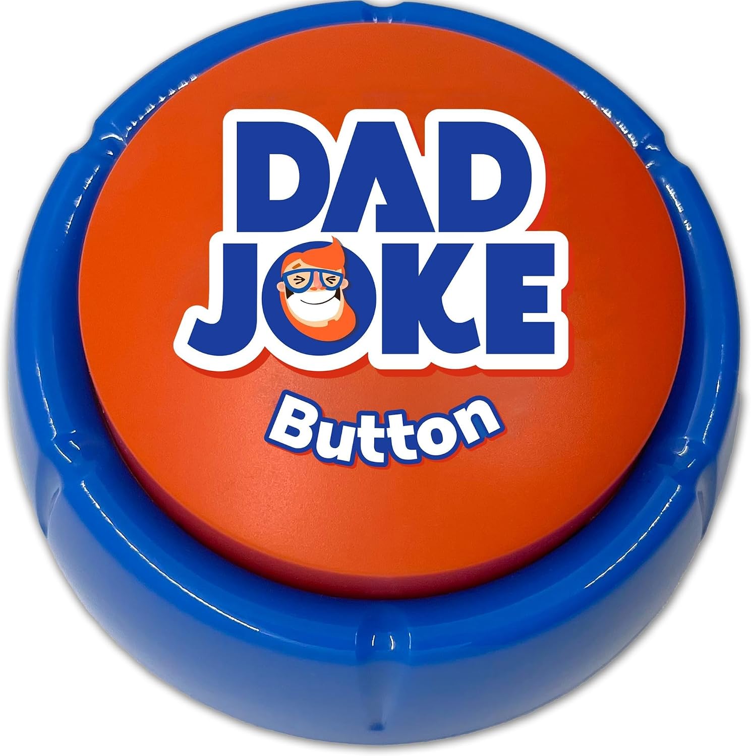 Dad Joke Talking Button with 100+ Hilarious Jokes | The Ultimate Fathers Day Present, Over 100 Corny Jokes That The Whole Family Will Enjoy, Funny Gift For Him