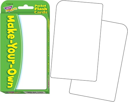Make-Your-Own Pocket Flash Cards