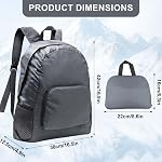 Ultra Lightweight Packable Backpack, 20L Foldable Small Daypack, Hiking Travel Sporty Backpack for Men Women