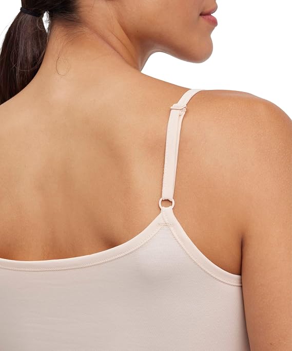 FALKE Daily Comfort Caraco Femme Lot De 2 – Coton Égyptien Respirant, Bretelles Réglables, Encolure Profonde