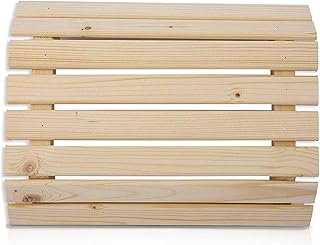 Agatige Holz Sauna-Lampenschirm, Dampfbad Holzlampenschirm Lampe Hochtemperaturbeständige Sauna Raumzubehör für Sauna Dampfbad