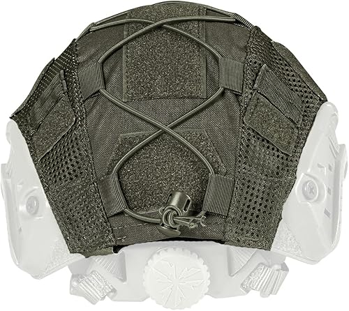 Miniatura 9 de IDOGEAR Funda táctica para casco rápido multi-camuflaje para casco de Airsoft en tamaño ML, equipo de tiro de caza de paintball militar, nailon