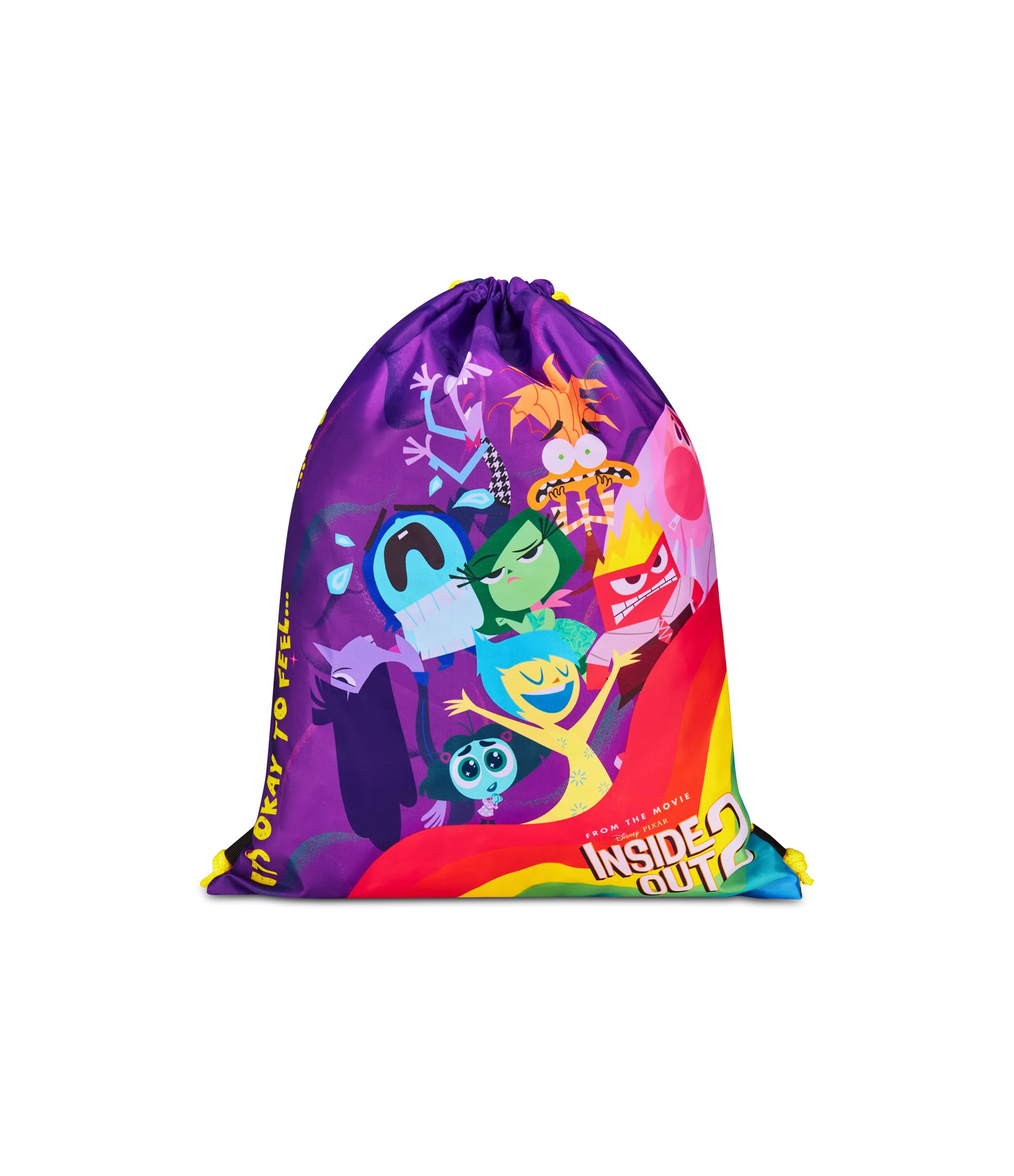 Seven Inside Out 2 Backpack Bag, Purple, Sports and Leisure Bag, Elementary School, Girl, purple, Taglia unica, modern