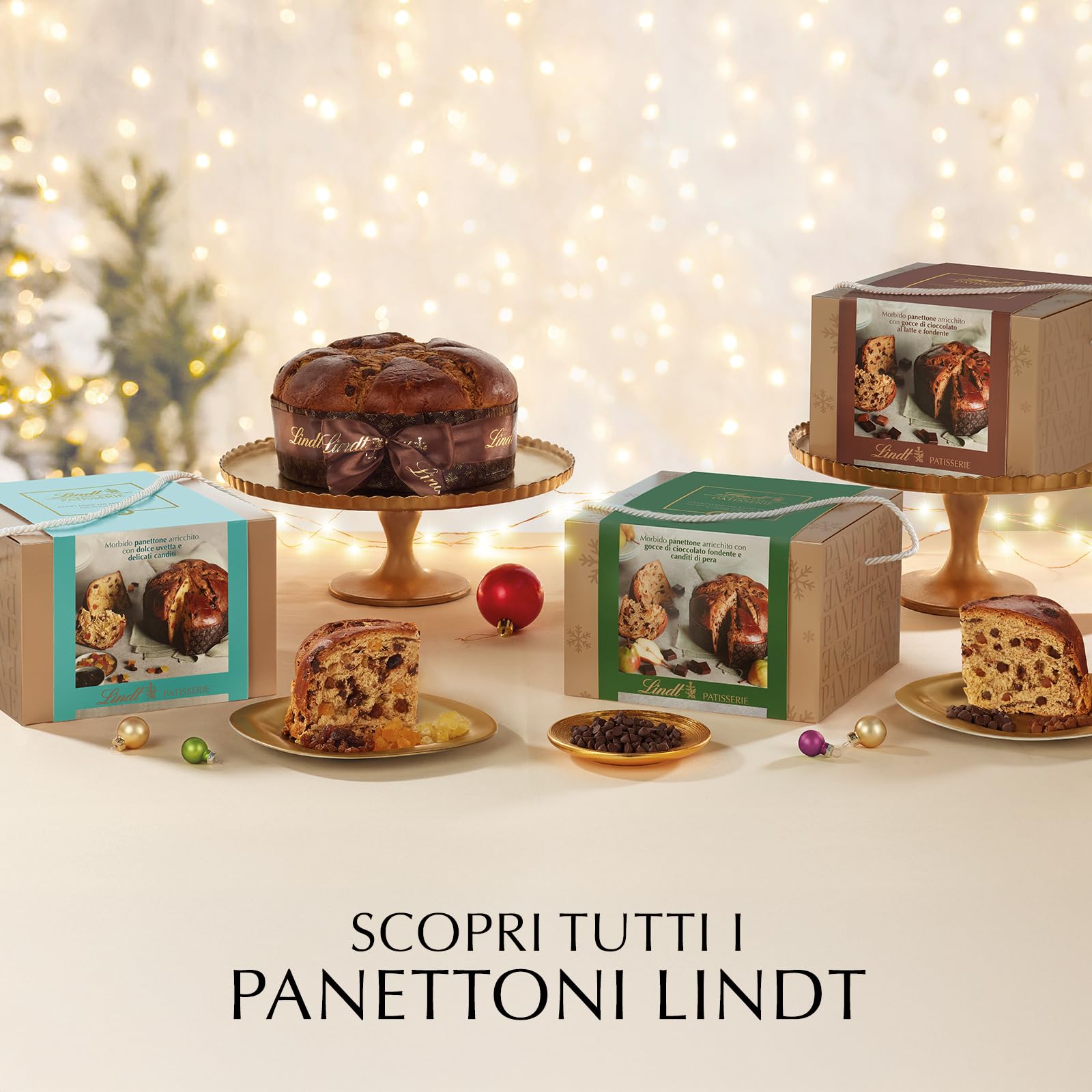 Lindt Panettone Doppio Cioccolato Confezione 750 g