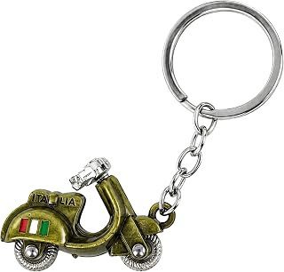 Storite Vintage Motorcycle Scooter Metal Keychain for Men & Women – Retro Bike Key Ring Pendant Accessory Mini Motorcycle ... Price In India