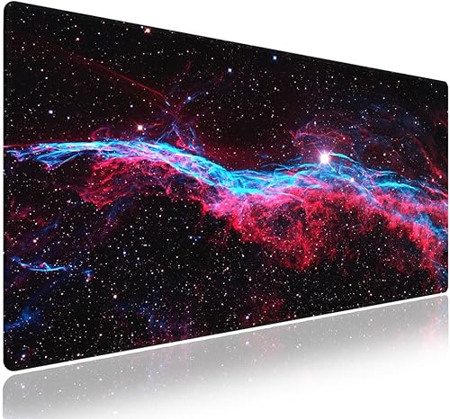 Miniatura 22 de Wknoon. Alfombrilla de ratón extragrande para juegos y oficina (31.5" x 11.8"), diseño de montaje de colección de cámaras retro, alfombrilla de