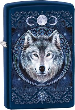 Zippo Windproof Lighter - Poison Model - Street Chrome - Refillable for Lifetime Use - Adjustable Flame - Gift Box - One Box - Metal Construction - Made in USA