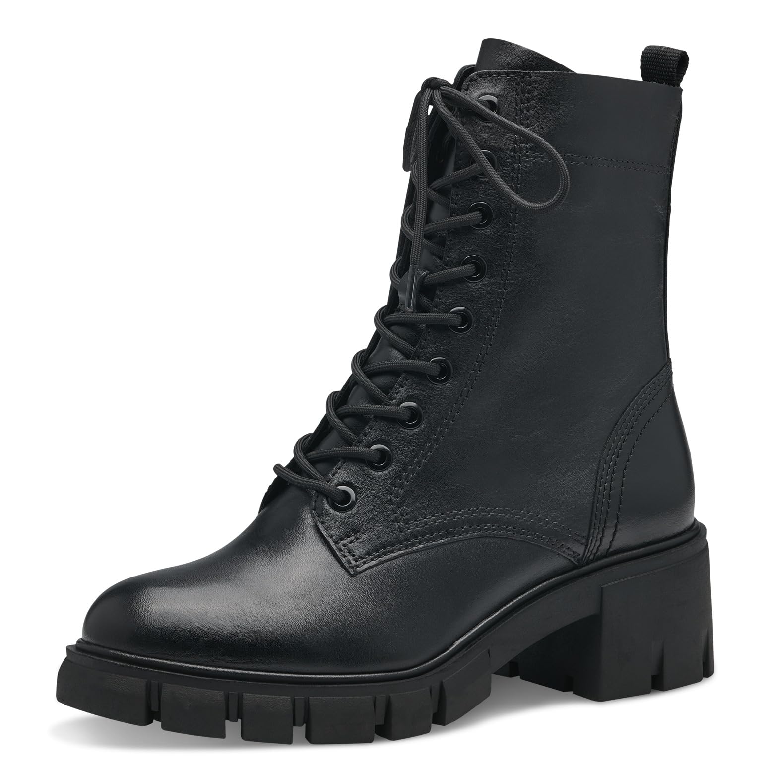 Tamaris Women' 1-25272-41 Ankle Boot, Black (Black Leather), 4 UK