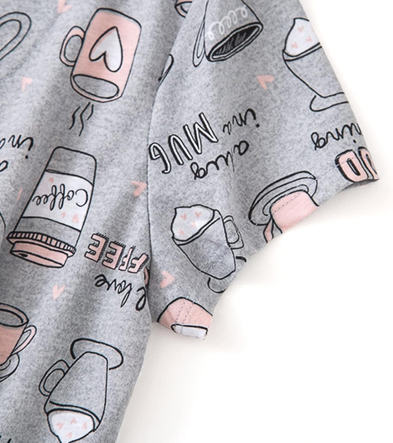 American Trends Nightgowns for Women Cotton Night Shirts Short Sleeve Night Gown Dress Casual Pajamas Soft Sleepwear - Image 5