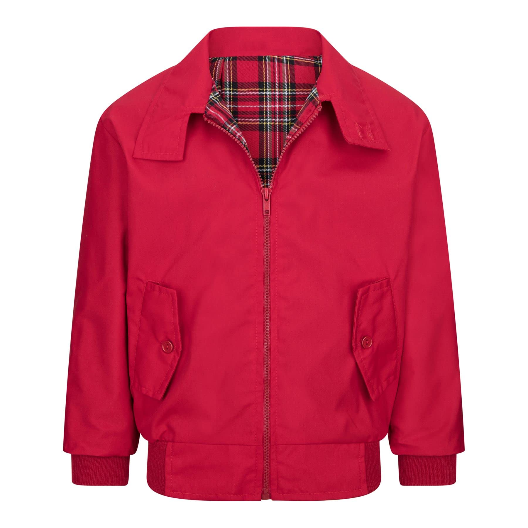 Walker And Hawkes Red - Kids' Classic Harrington Jacket - 34