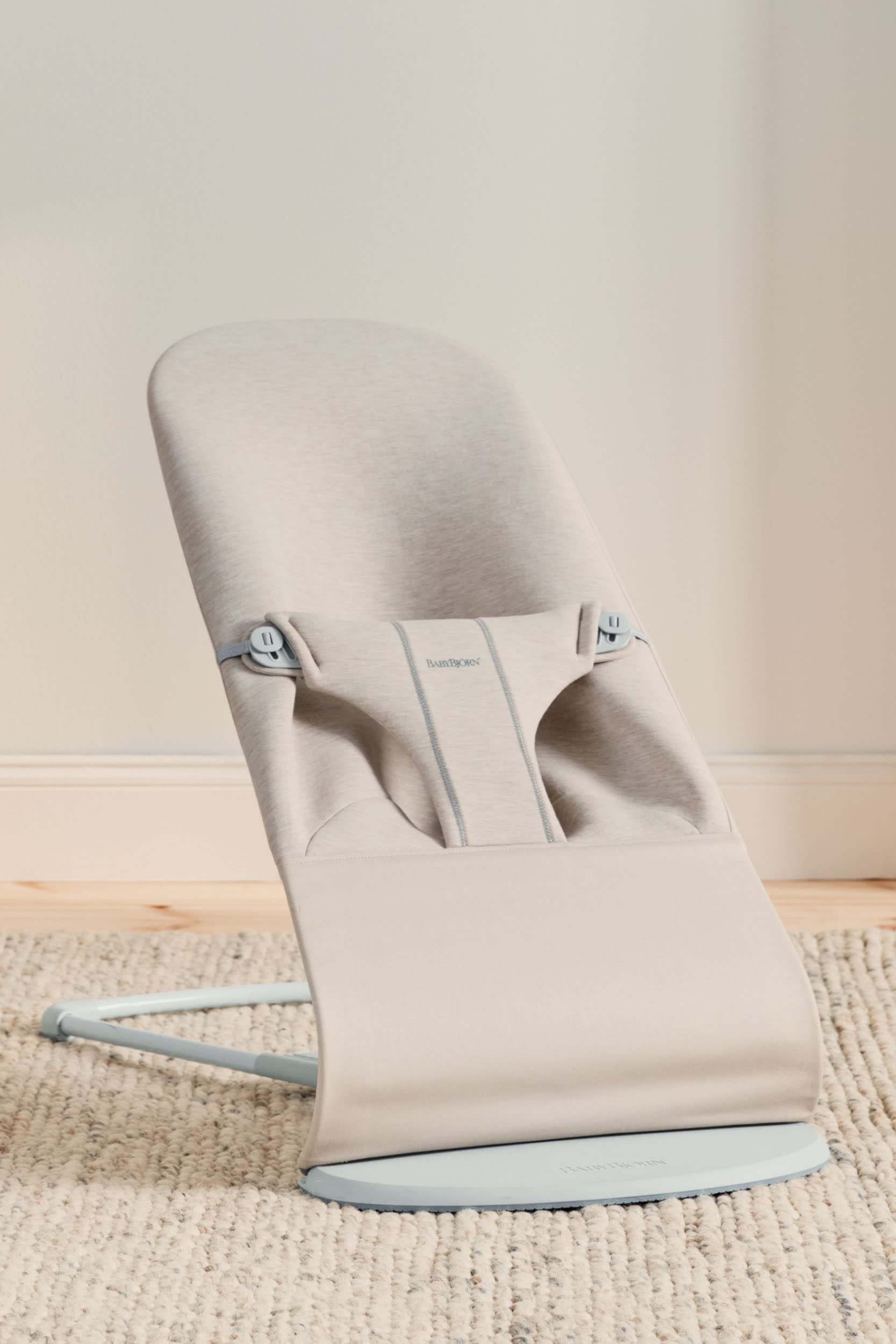 BabyBjörn Babywippe Bliss, 3D-Jersey, Hellbeige