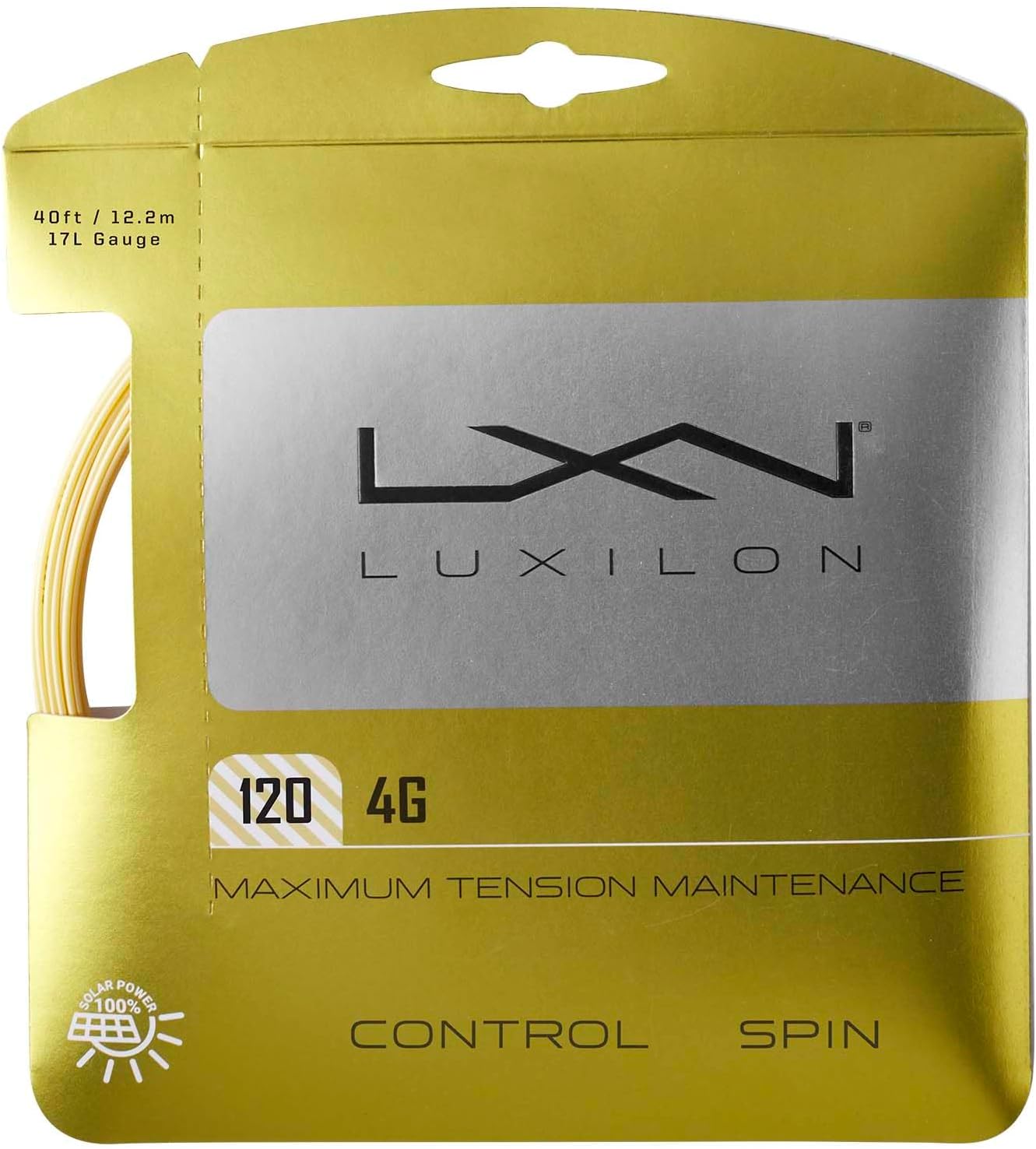 LUXILON Tennis String Single Ply 4G 120 Gold WR8313201120
