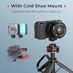 SMALLRIG Portable Mini Desktop Tripod, Small Tabletop Camera Tripod, Extendable 8"-15" Mini Handheld Carabiner Tripod with Mantis Hook,360°Ball Head,1/4"-20 Screw for DSLR, Adapter for DJI, for GoPro