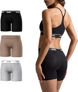 Woxer Boxer Shorts for Women - 5" Baller Boy Shorts Underwear, Soft Modal, Chafe Free - Breathable & Moisture-Wicking