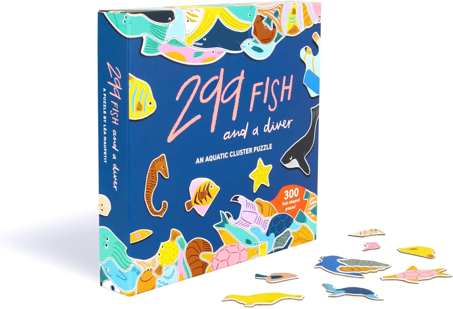 Laurence King 299 Fish (and a Diver) 300 Piece Cluster Puzzle image 4