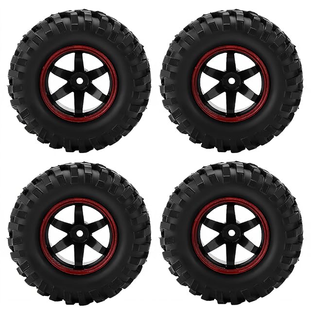 Neumticos de 4 Piezas RC Model Rubber Tires Outer Diameter: 90 100mm 96 Mm Neumticos de Goma para Coche RC…