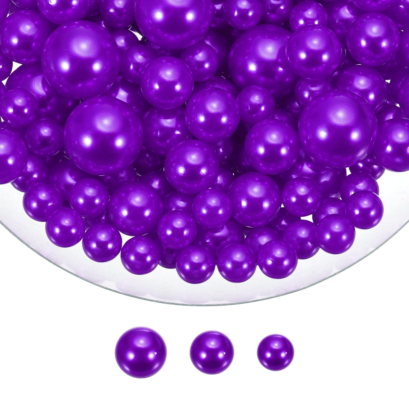 Perles artificielles flottantes violettes MECCANIXITY 200 pièces pour remplissage de vase