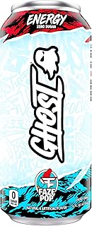 GHOST Energy x Faze Clan (Faze Pop) - Performance Energy Drink - Single 16oz Can - Energy & Focus - No Artificial Colors - 200mg of Natural Caffeine, L-Carnitine & Taurine - Gluten-Free & Vegan