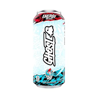 GHOST Energy x Faze Clan Faze Pop - Performance Energy Drink - Single 16oz Can - Energy & Focus - No Artificial Colors - 200mg of Natural Caffeine, L-Carnitine & Taurine - Gluten-Free & Vegan
