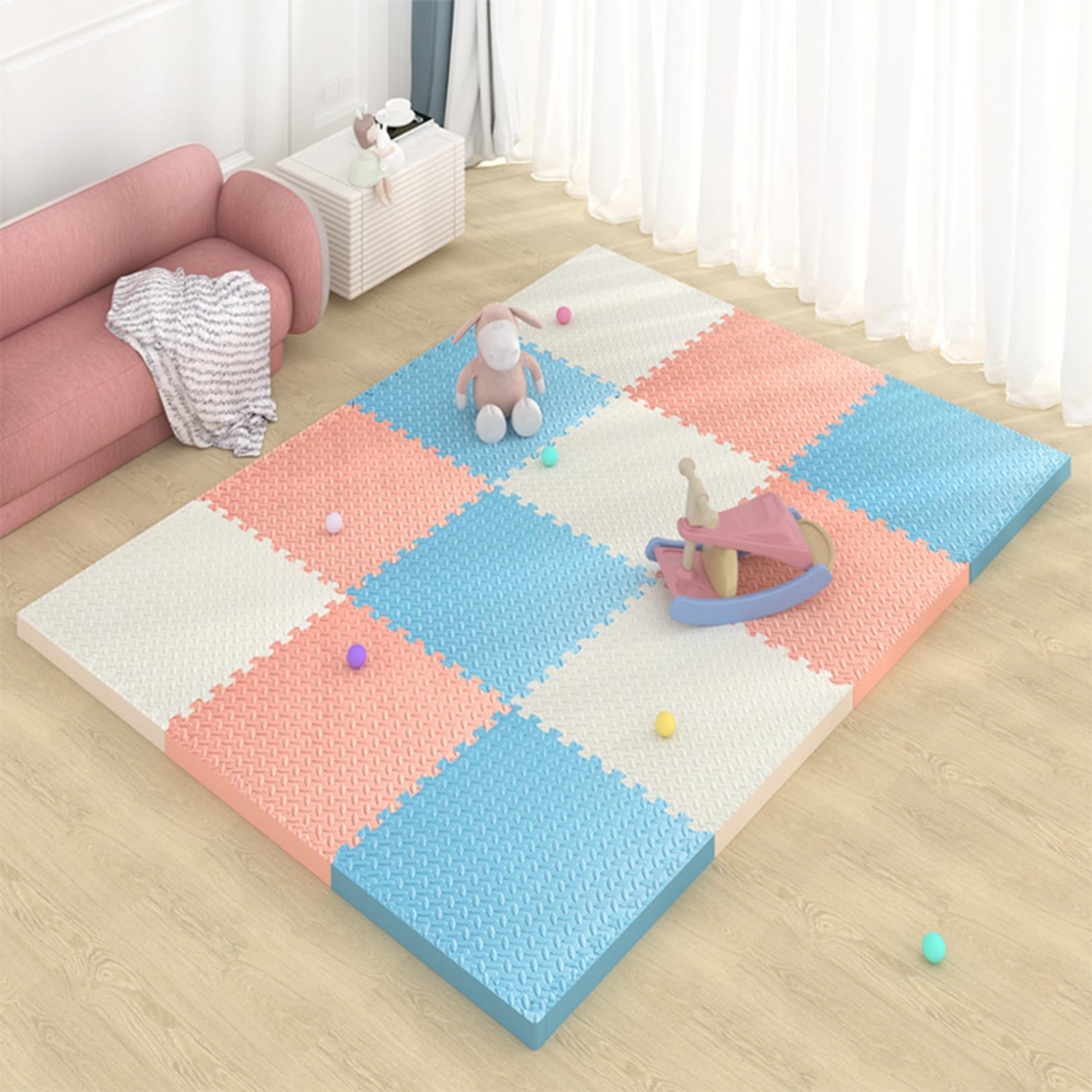 Amazon.co.jp: ジョイントマット 大判 60*60*1.0cm フロアマット